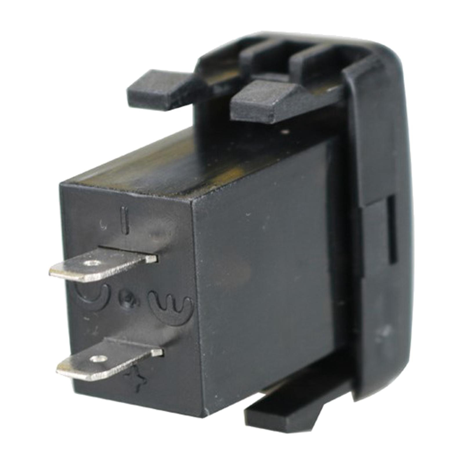 12-24V Mini Car Charger Socket Adapter Voltmeter Display for Toyota Red