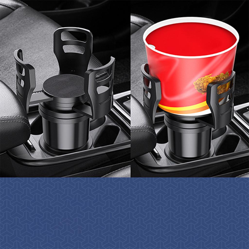 2in1 Multifunction Auto Car Cup Holder Water Bottle Drink Holder Adjustable