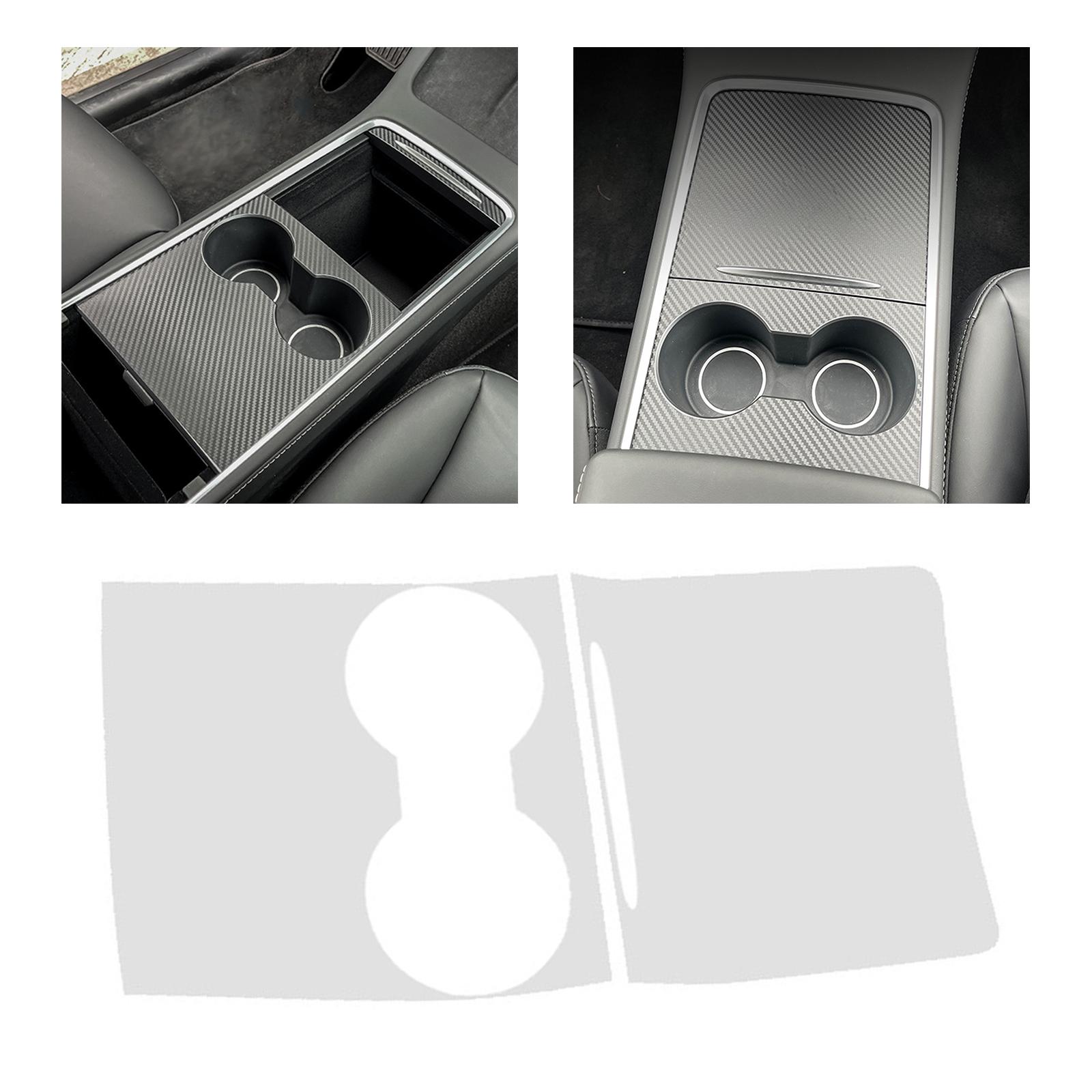 Automobile Central Control Panel Cover for Tesla Model 3 2021 Car Parts Matte White
