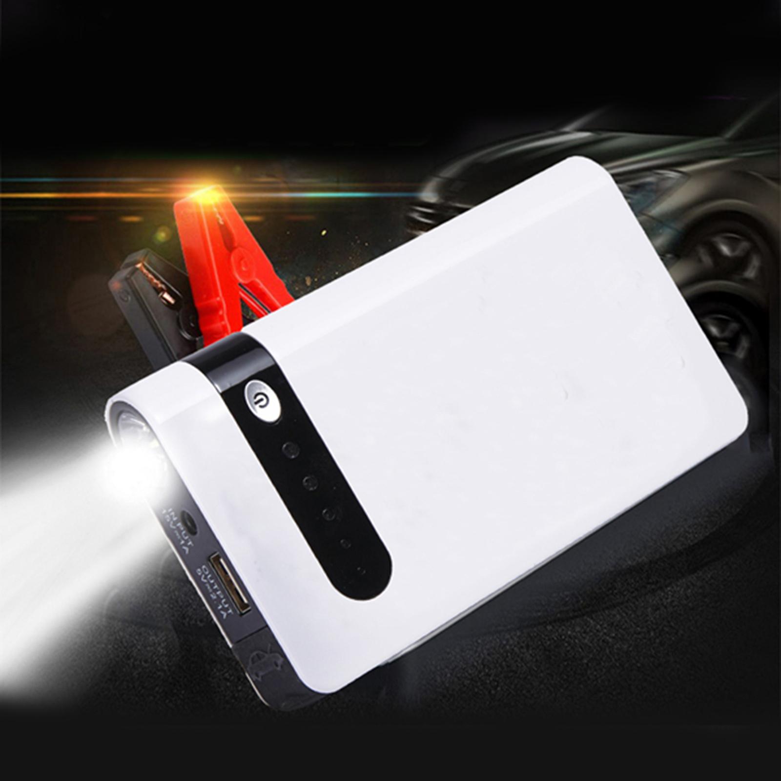 Portable Car Jump Starter 12V 8000mAh Flashlight Laptop Phones Charger US