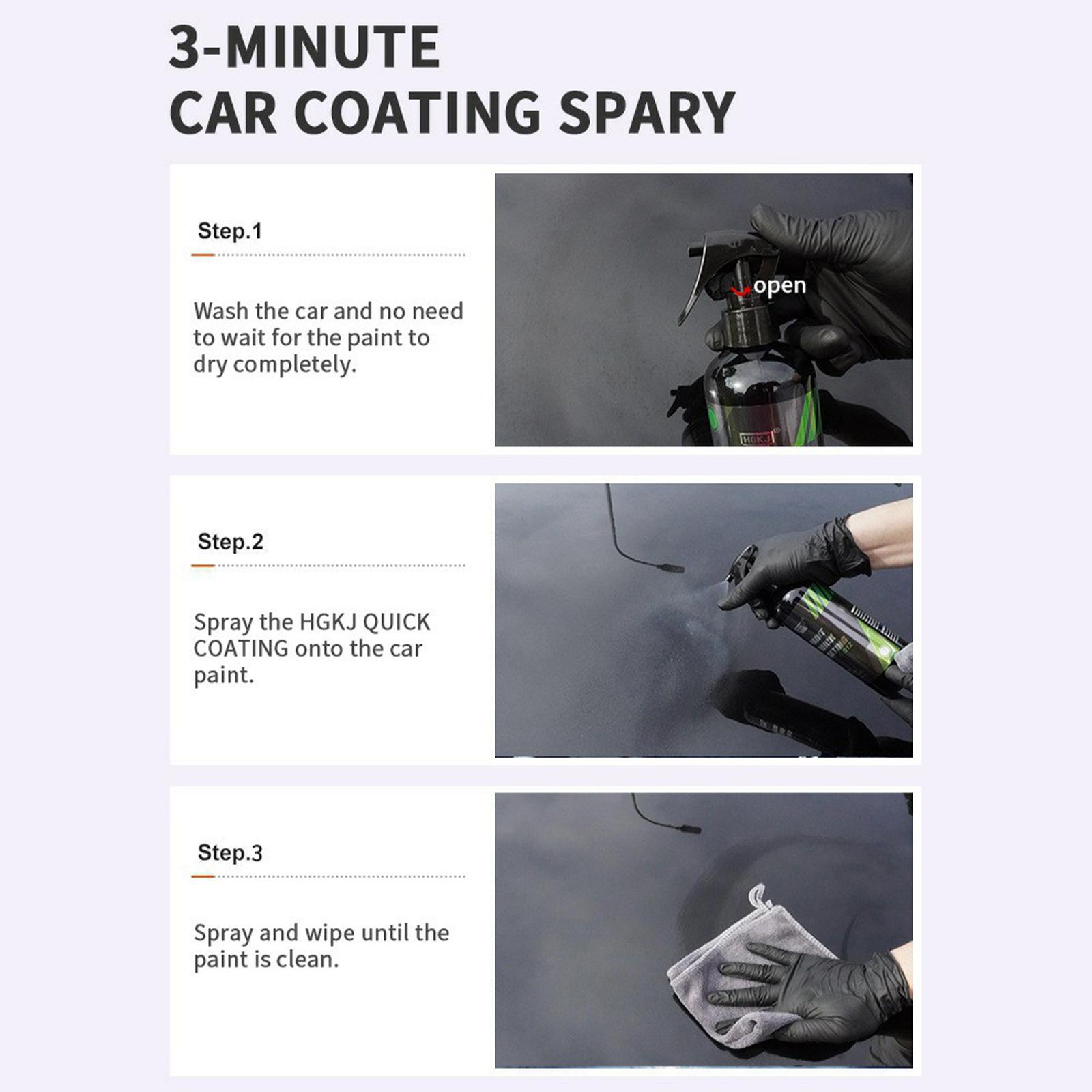 Cars Ceramic Coating Spray Quick Coat Hydrophobic Anti Scratch 50ml