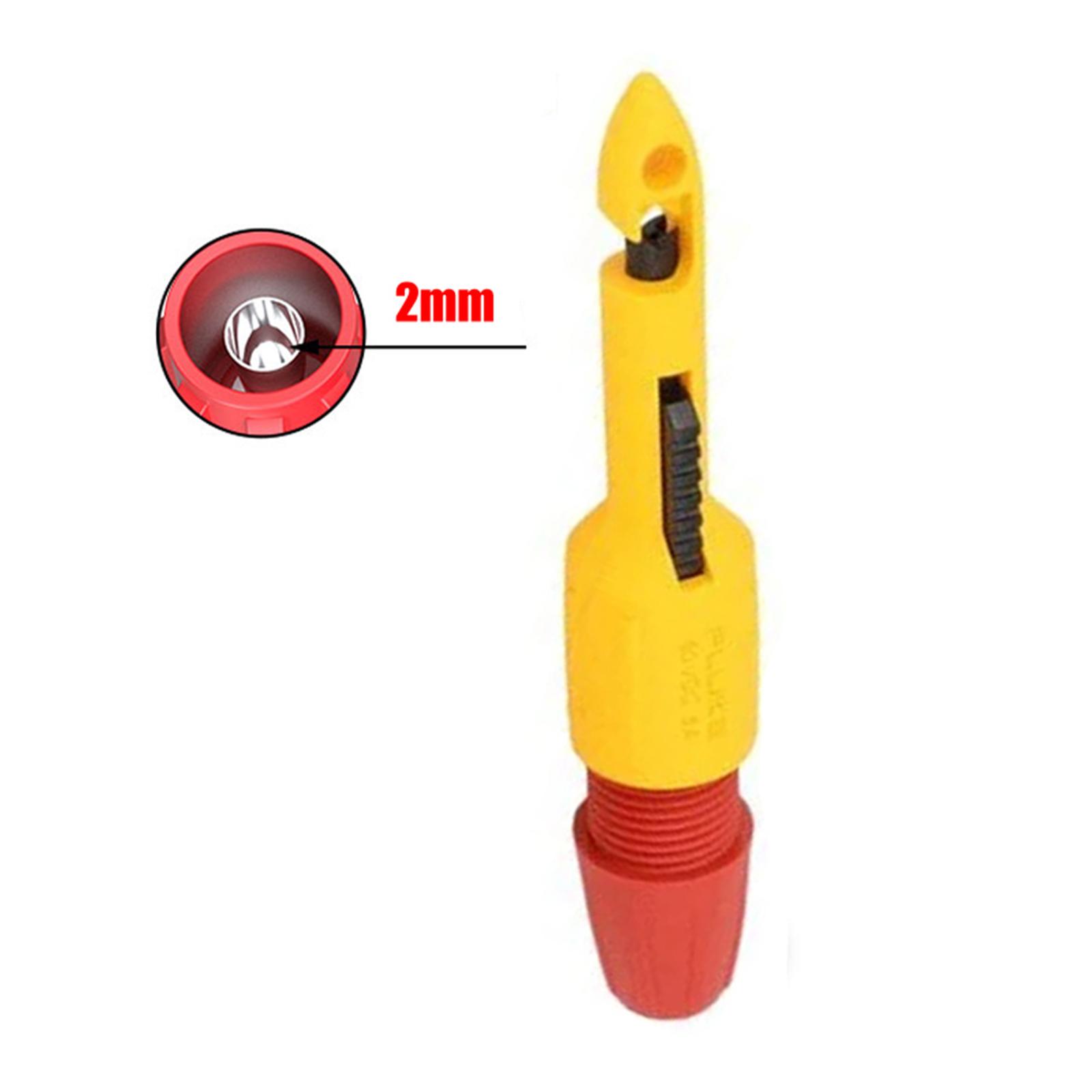 Insulation Piercing Clip for Electric Power Maintenance Laboratory Straight 2mm Red