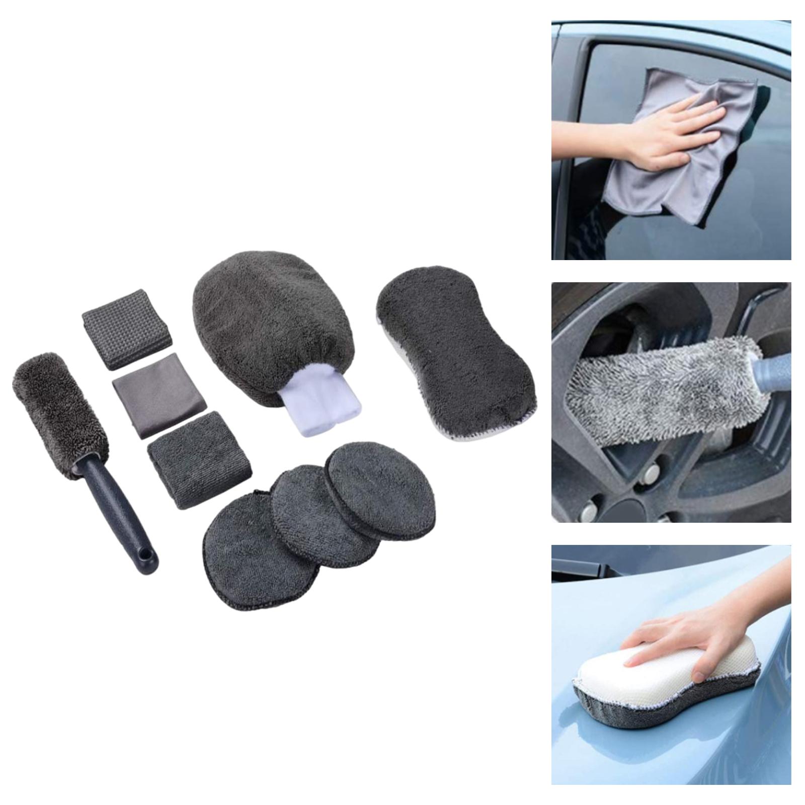 9x Car Cleaning Kit for Cleaning Wheels