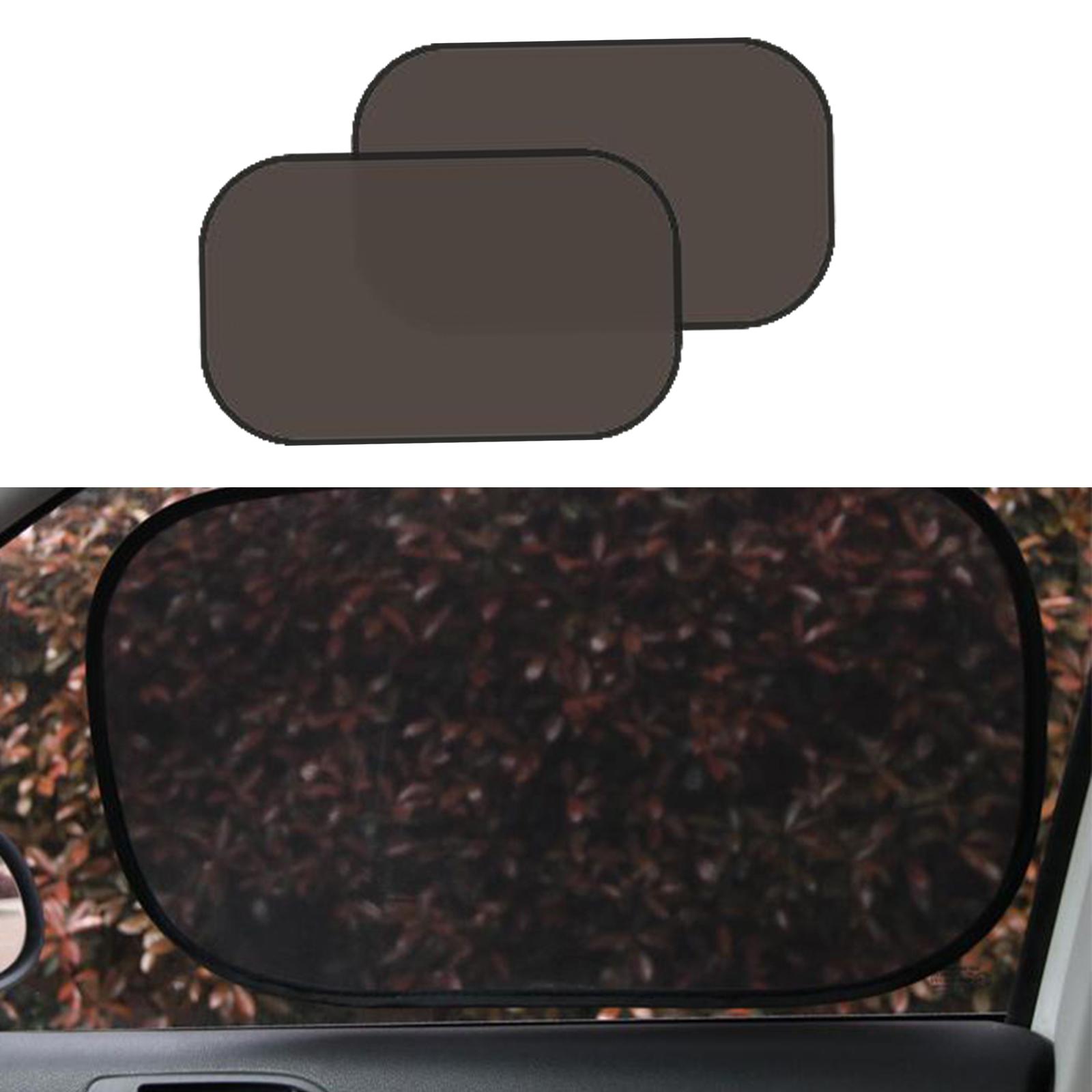 Car Window Sunshade Protection Professional Reusable Easily Install Foldable Clear 50x30cm