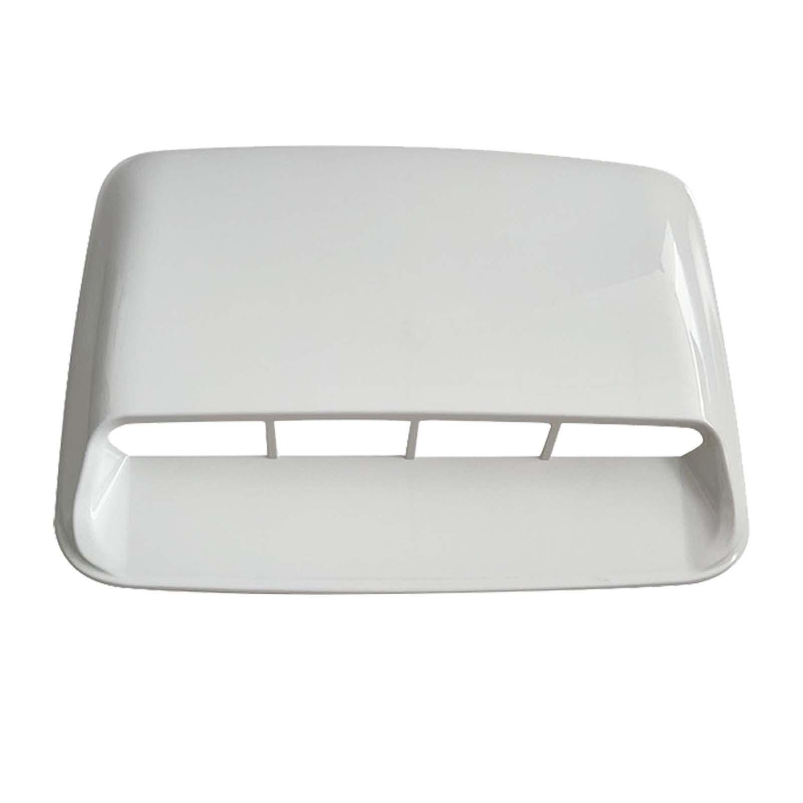 Hood Scoop Vent Cover White