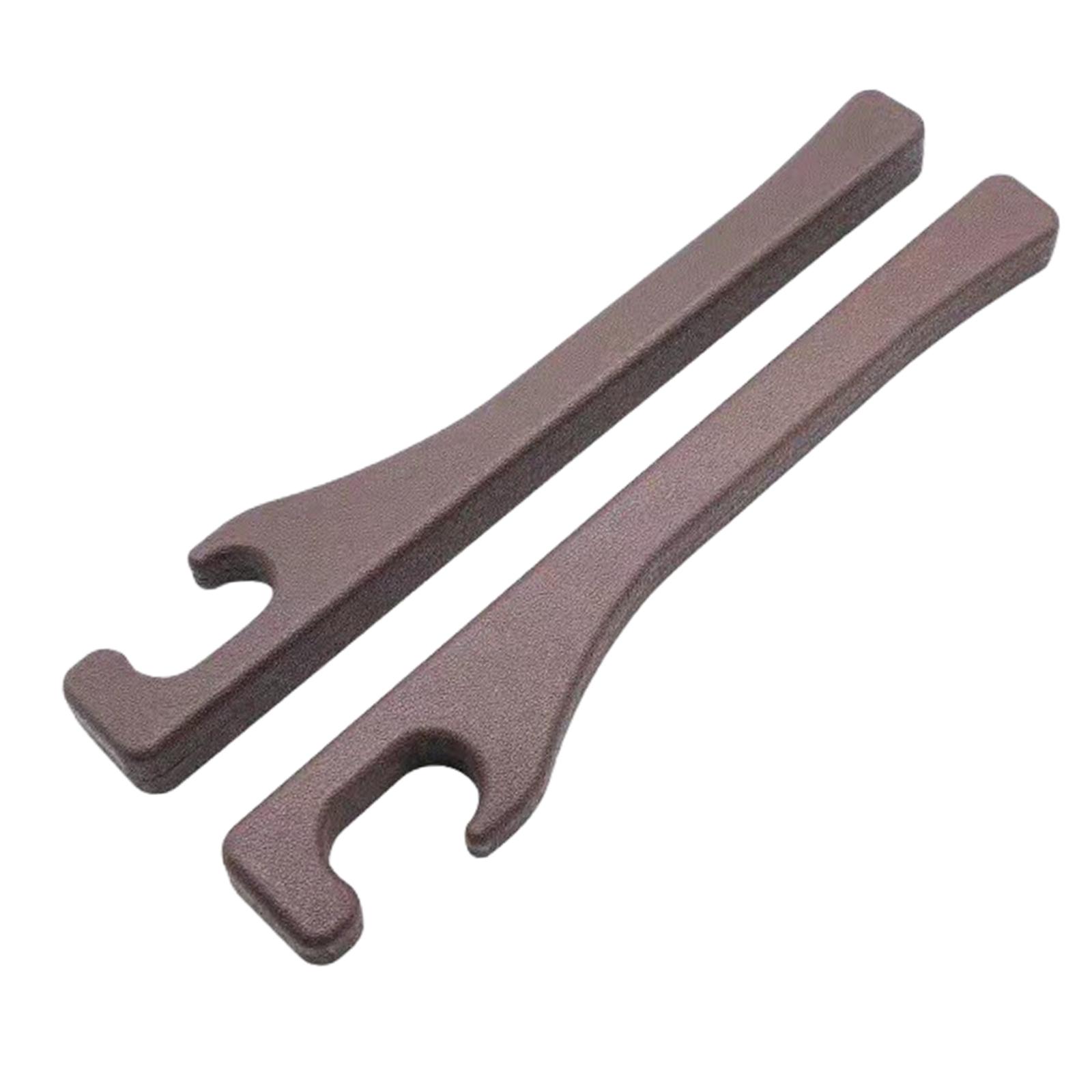 2 Pieces Car Seat Gap Filler Easy Installation for Cars Automobiles SUV Brown