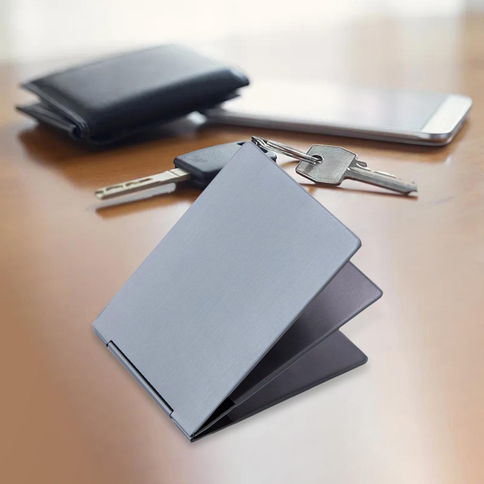 Generic Car Registration and Insurance Holder Simple for Business Cards Gray