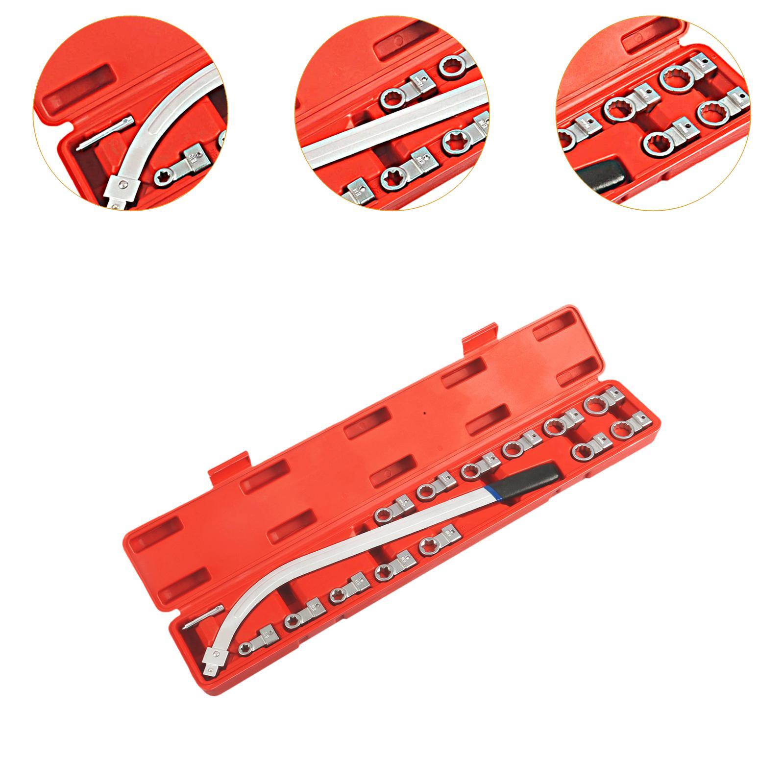 15x Auxiliary Timing Belt Tensioner Pulley Wrench Set Universal Professional