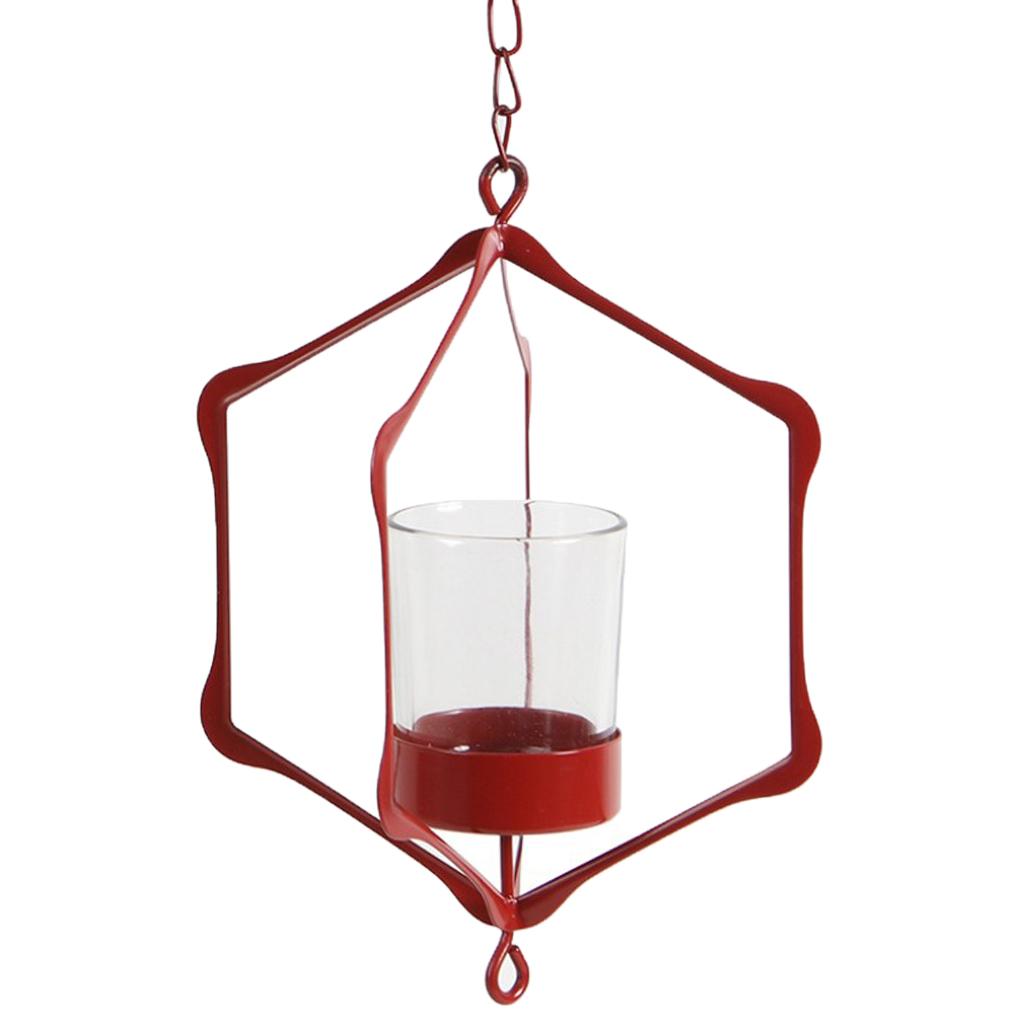 Kette hängende 3D geometrische Teelicht Kerzenhalter Kerzenhalter für 