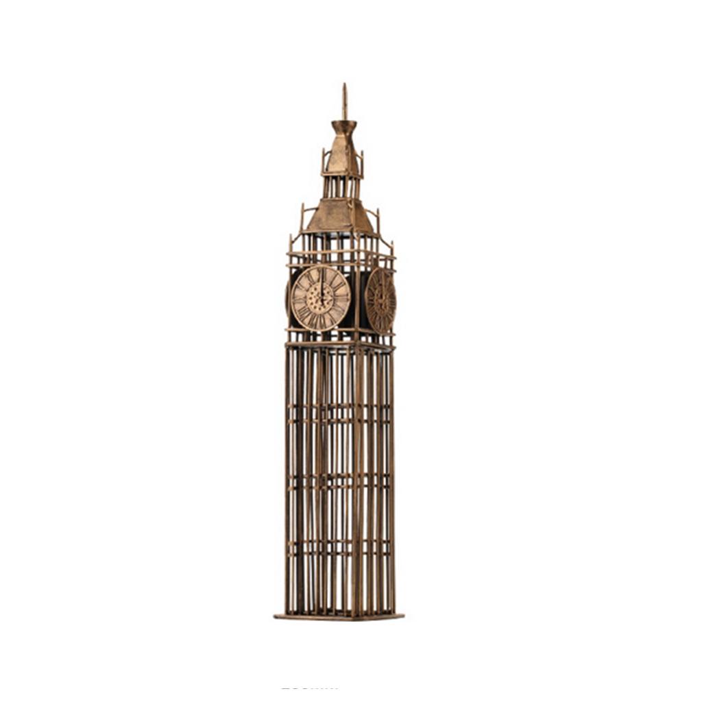 England Big Ben Statue Building Model Drawing Room Decor Figurines Souvenir
