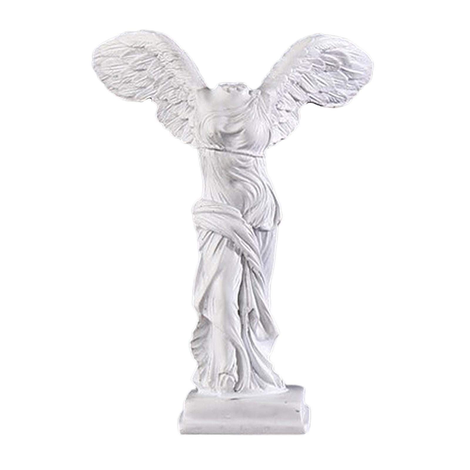 Character Abstract Resin Sculpture Statue Retro Decoration  White  Small