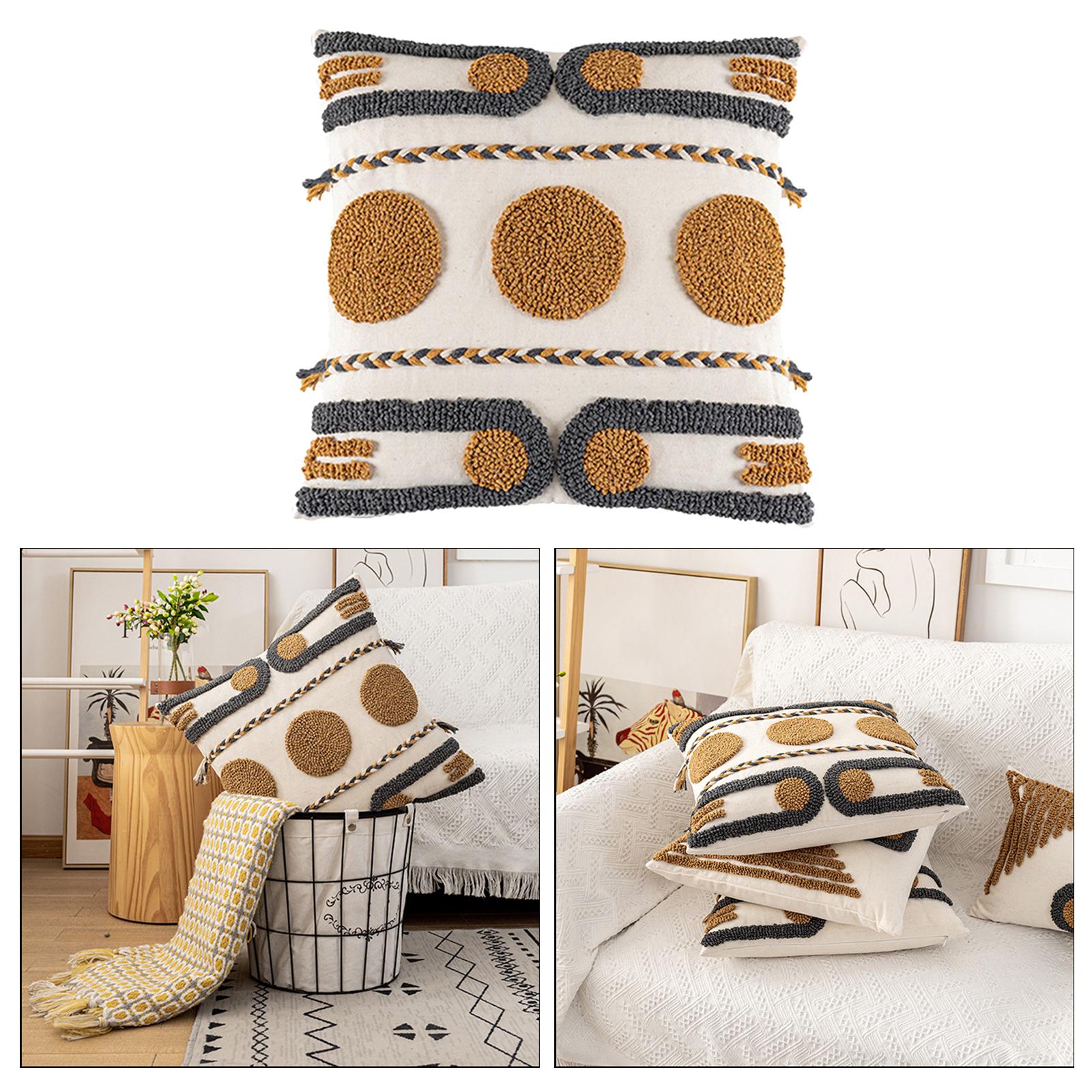 Mandala Bohemian Throw Pillow Covers Decorative Zippered Cushion Cover D 45x45cm