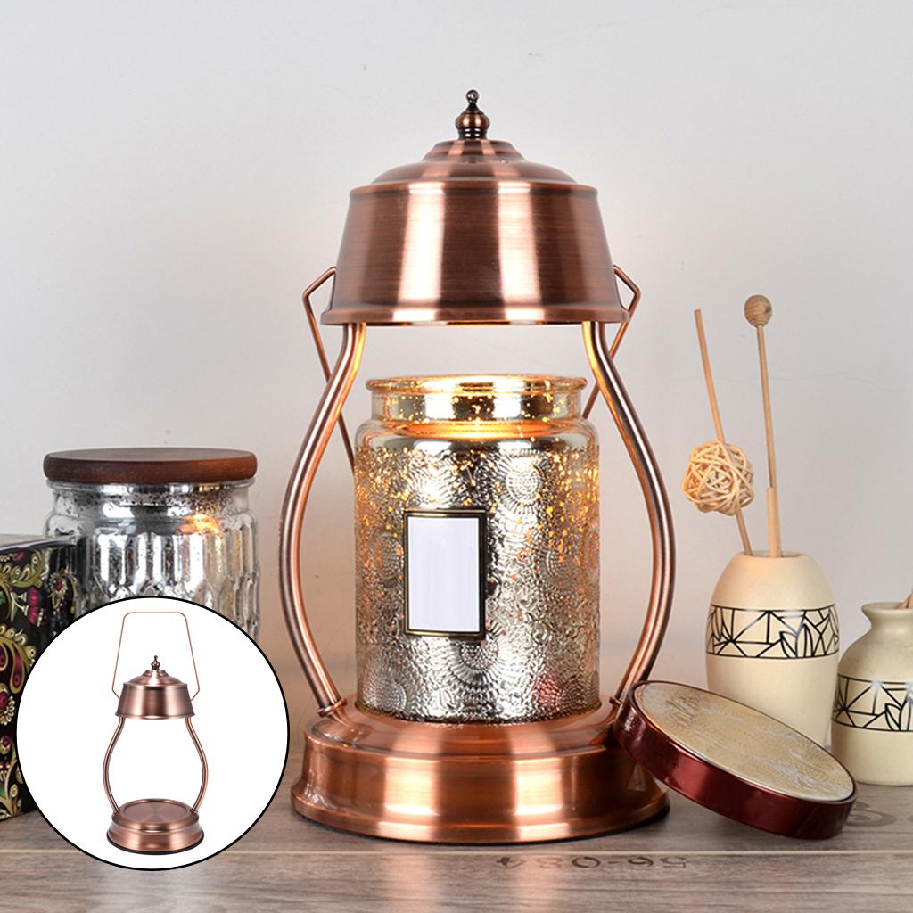 Electric Candle Warmer Fragrance Lamp Wax Melt Table Light Spa Home Bronze