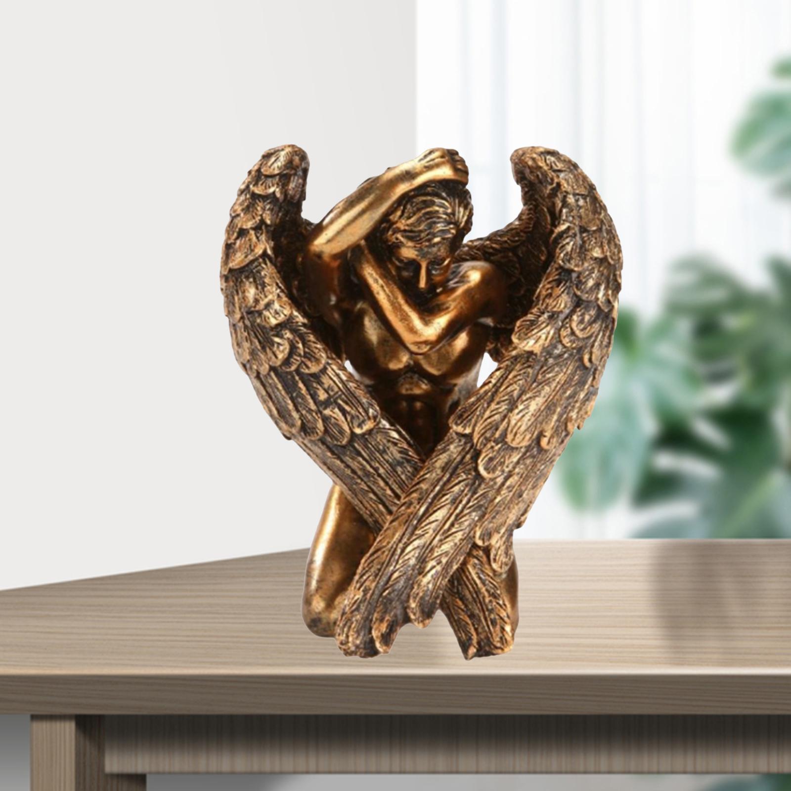 Creative Angel Wing Figure 3D Living Room Bedroom Home Office Decor Gifts Man