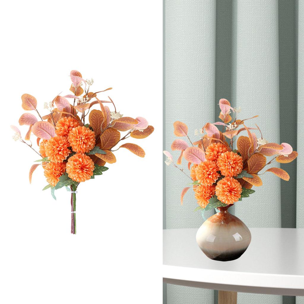 Artificial Flower Bouquet Decoration for Wedding Party Orange