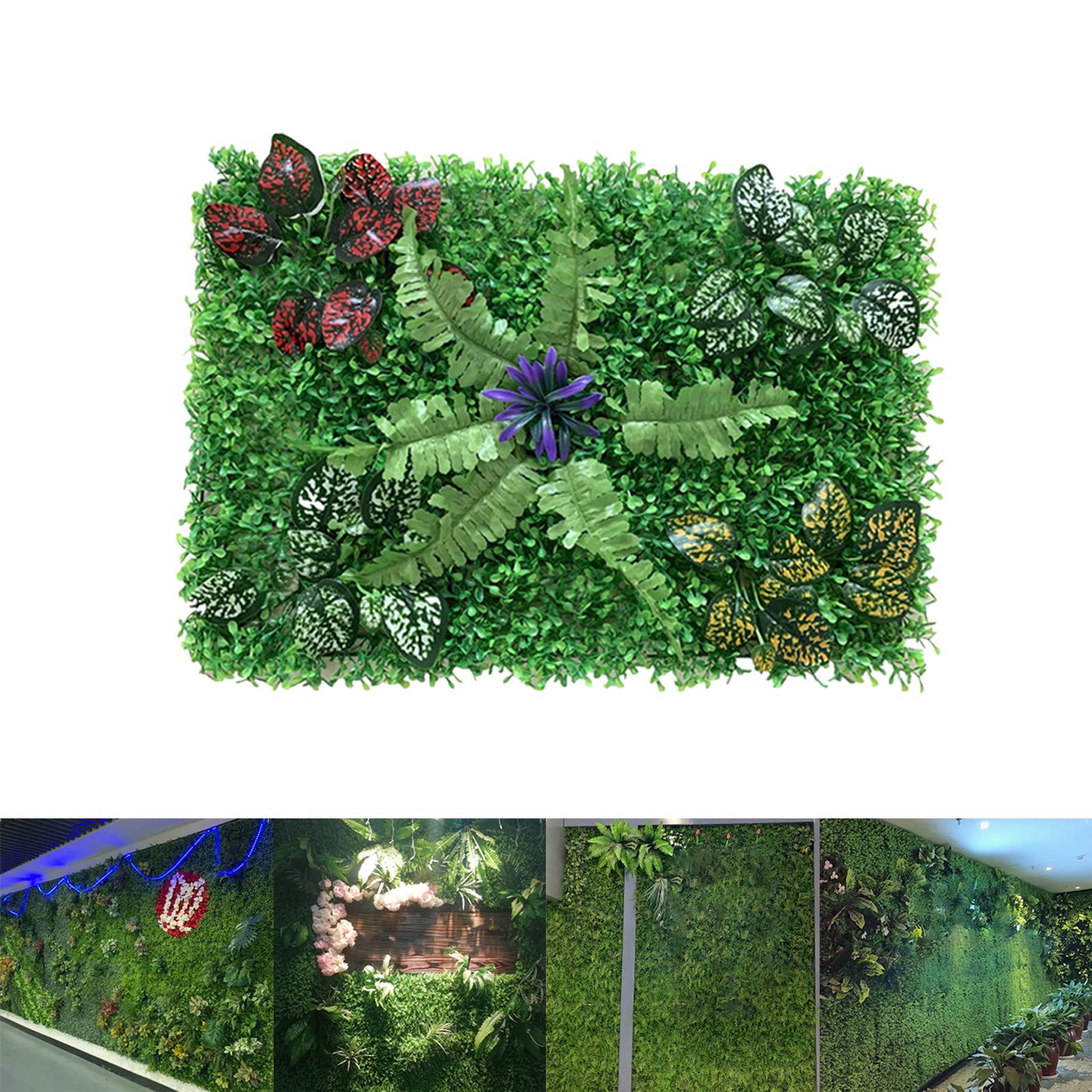 Artificial Hedge Panel Panels of Plant Decorative Green for Stage Garden Home StyleA