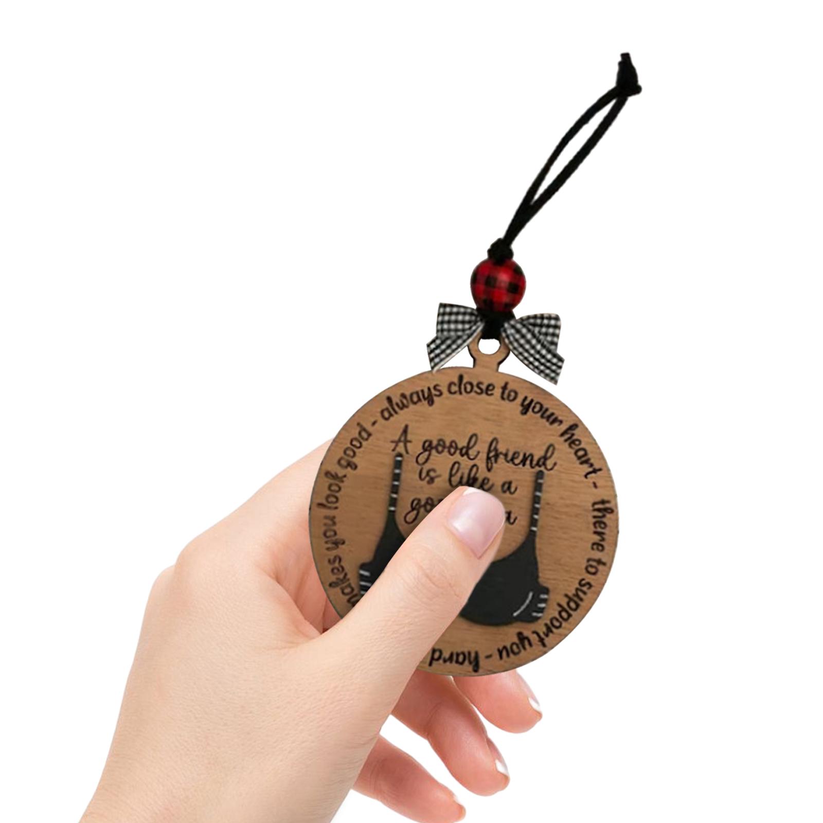 Funny Christmas Ornaments Memorable Includes Ribbon Commemorative Round Black Bra