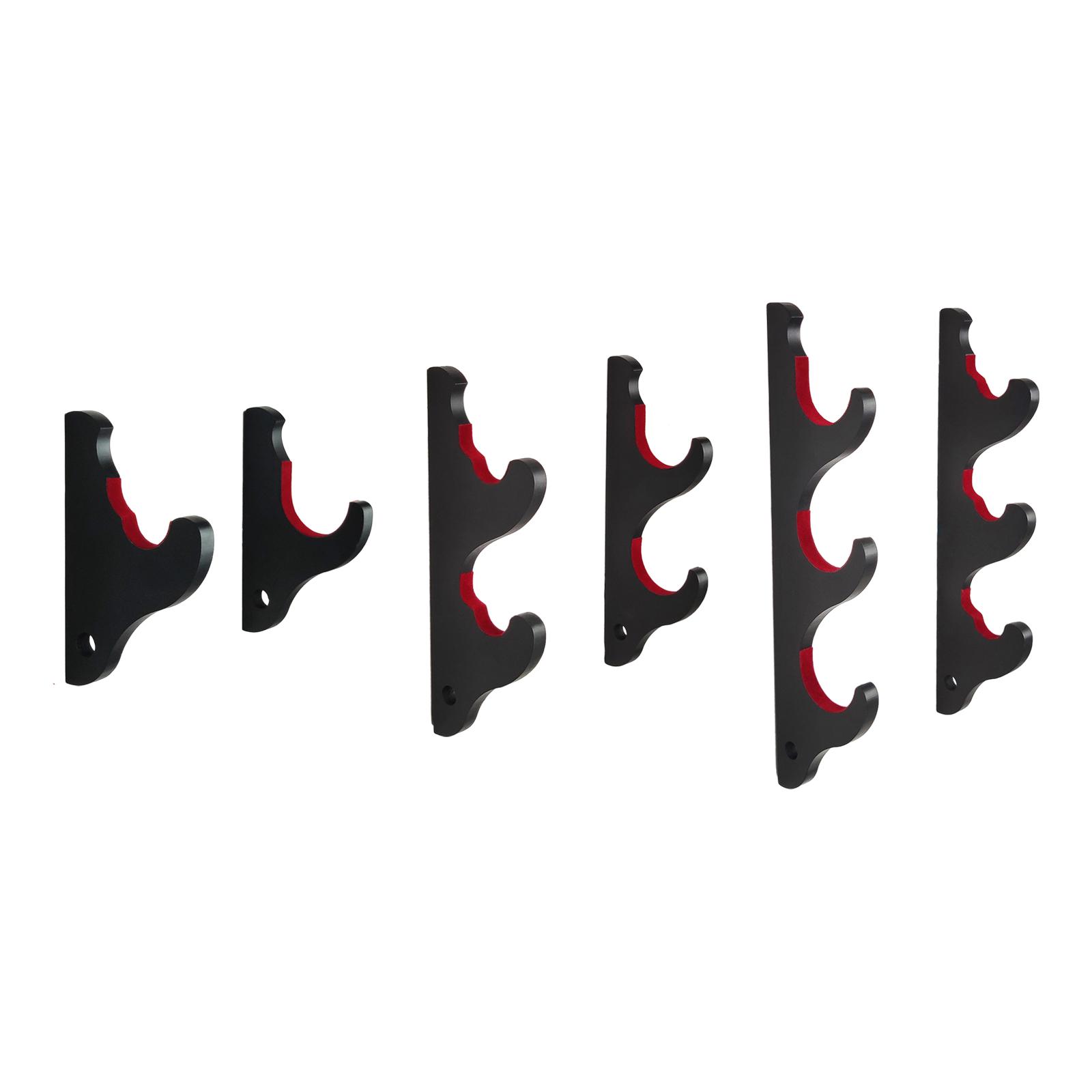 2xBaseball Bat Display Holder Wooden Wall Mounted Baseball Bat Display Hanger