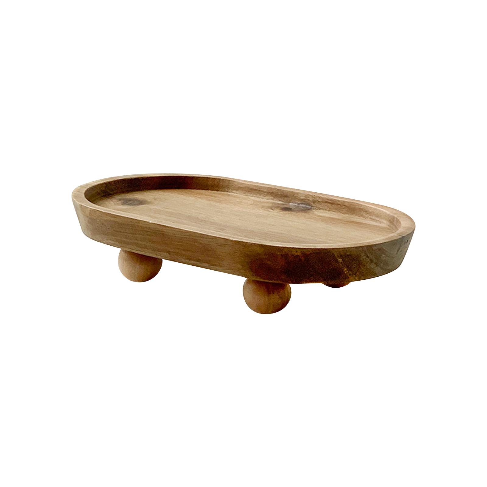 Small Wooden Riser Display Riser for Counter Table Tabletop Centerpieces