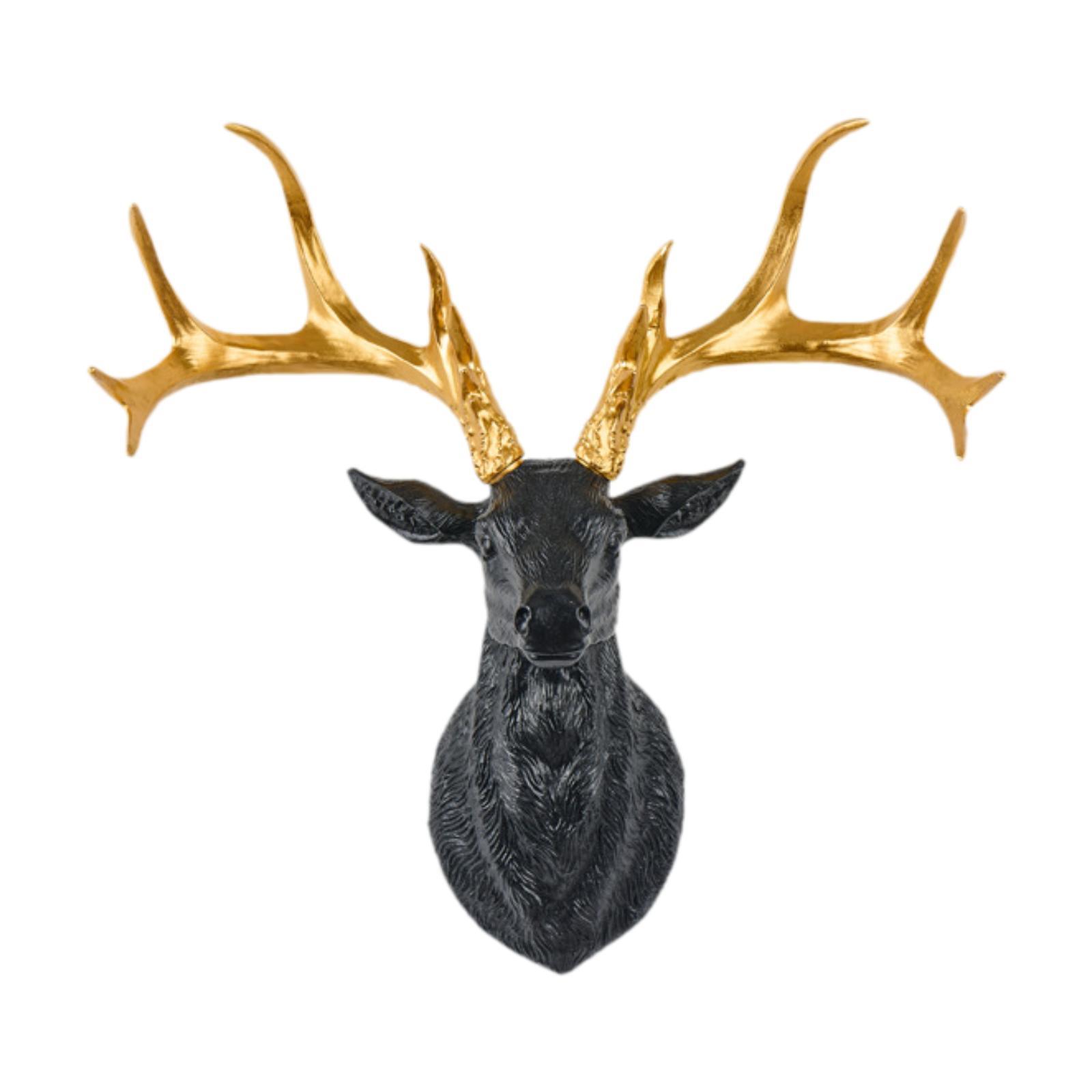 Deer Head Wall Sculpture Resin