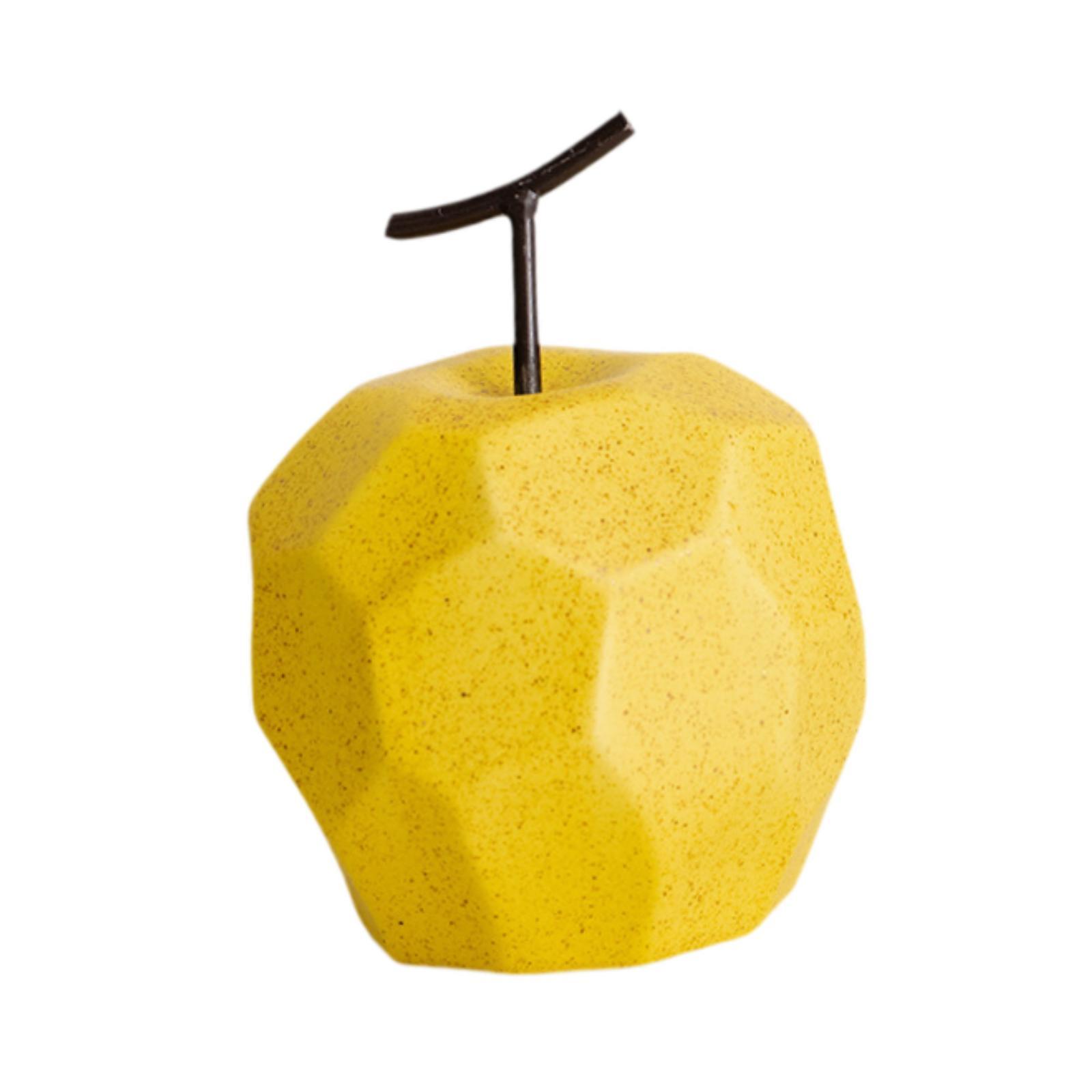 Ceramic Fruit Sculpture Yellow