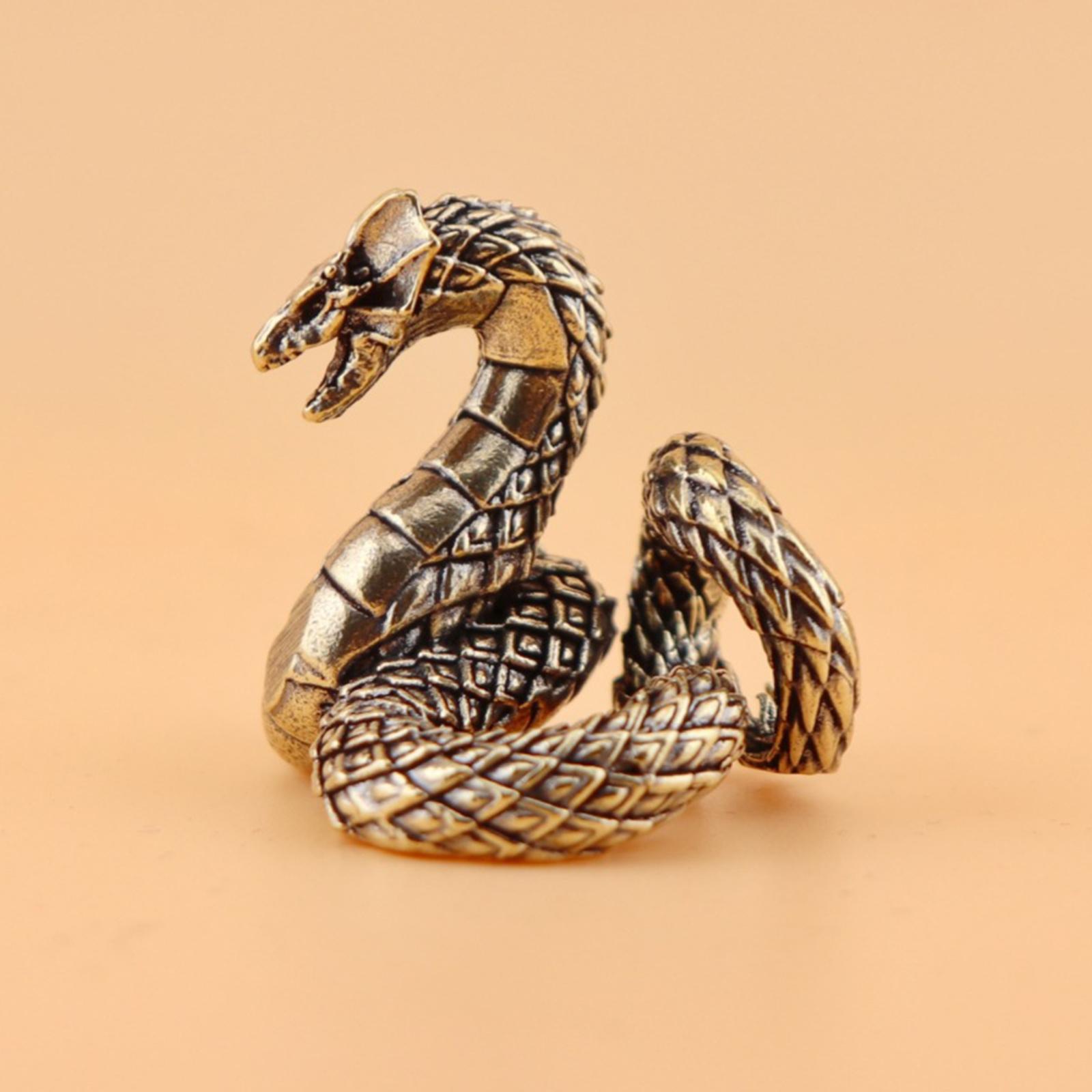 Chinese Dragon Figurine Wealth Miniature Figurine for Centerpiece Shelf Gift