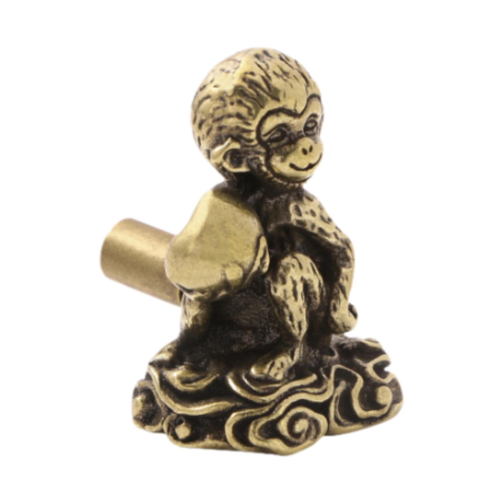Brass Monkey Handle Bronze