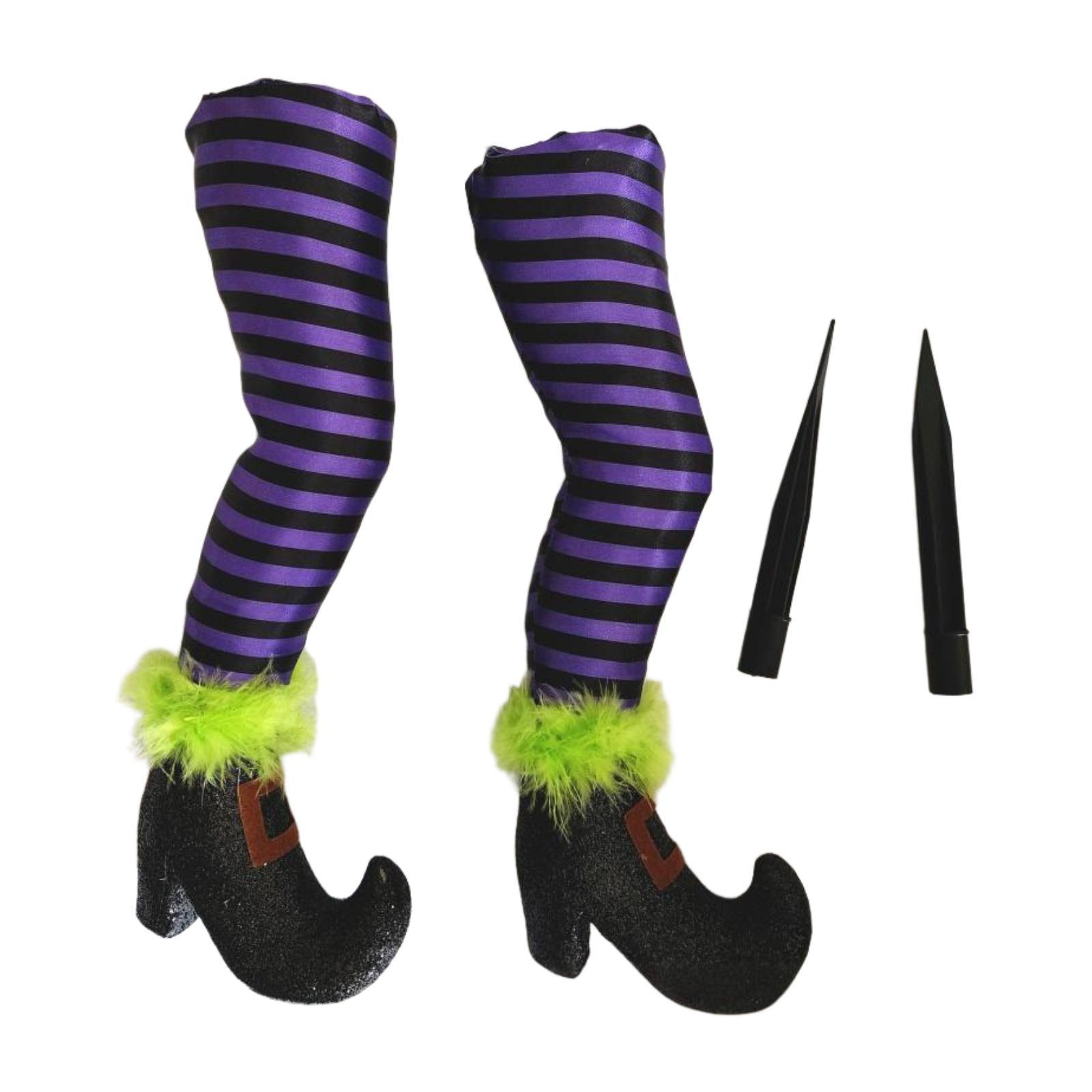 Halloween Witch Legs Stakes