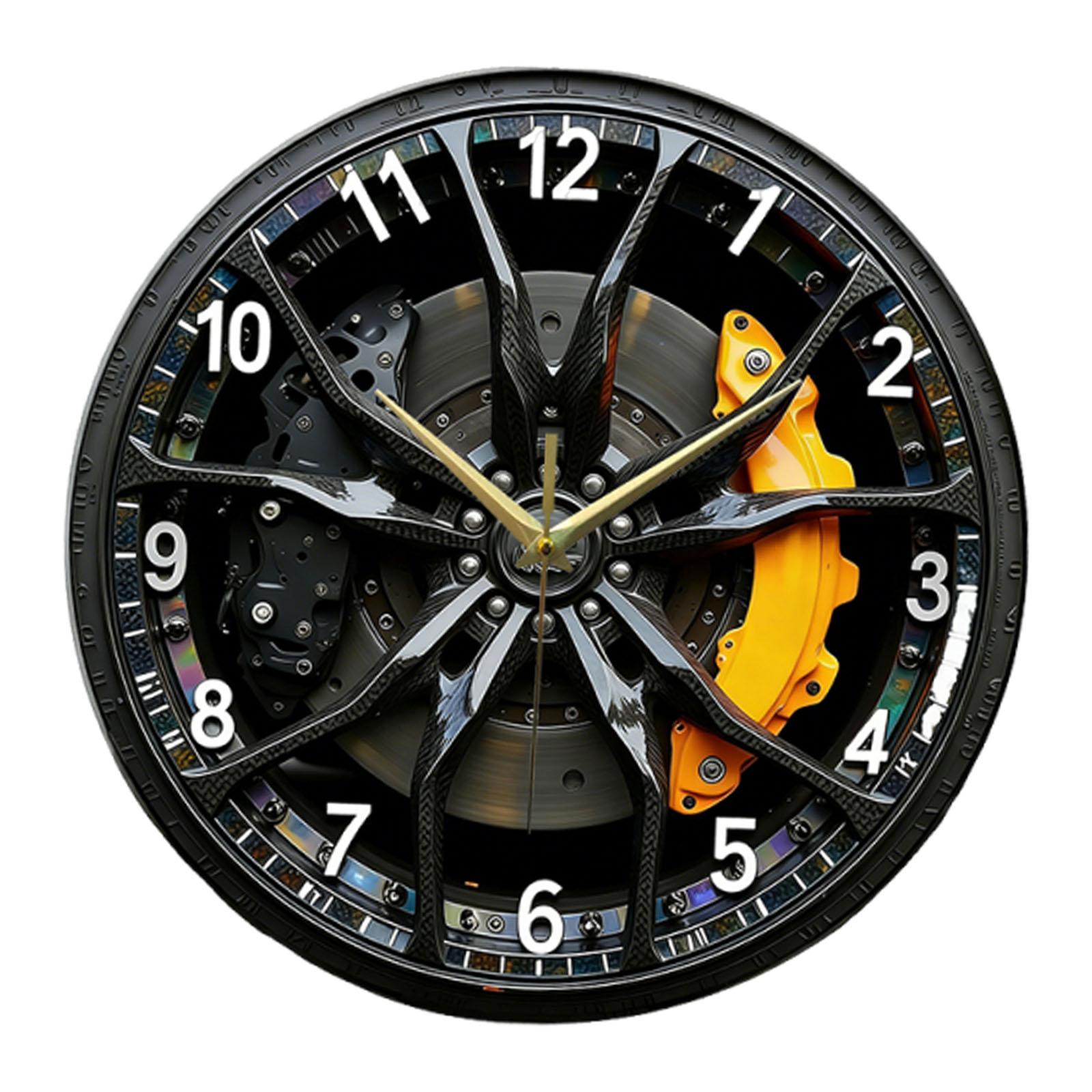 Car Wheel Hub Wall Clock