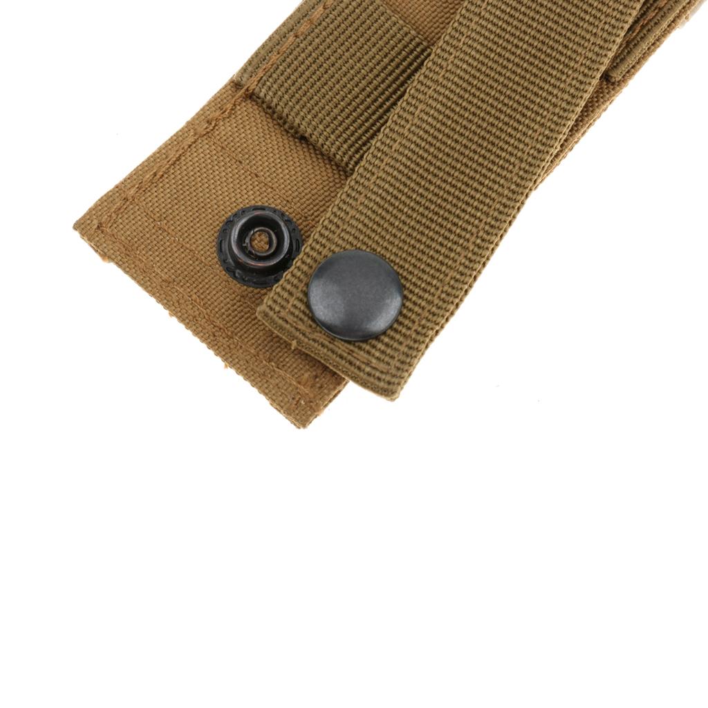 Waterproof Tactical Military MOLLE Vest Belt Pouch Pendant Bag Khaki