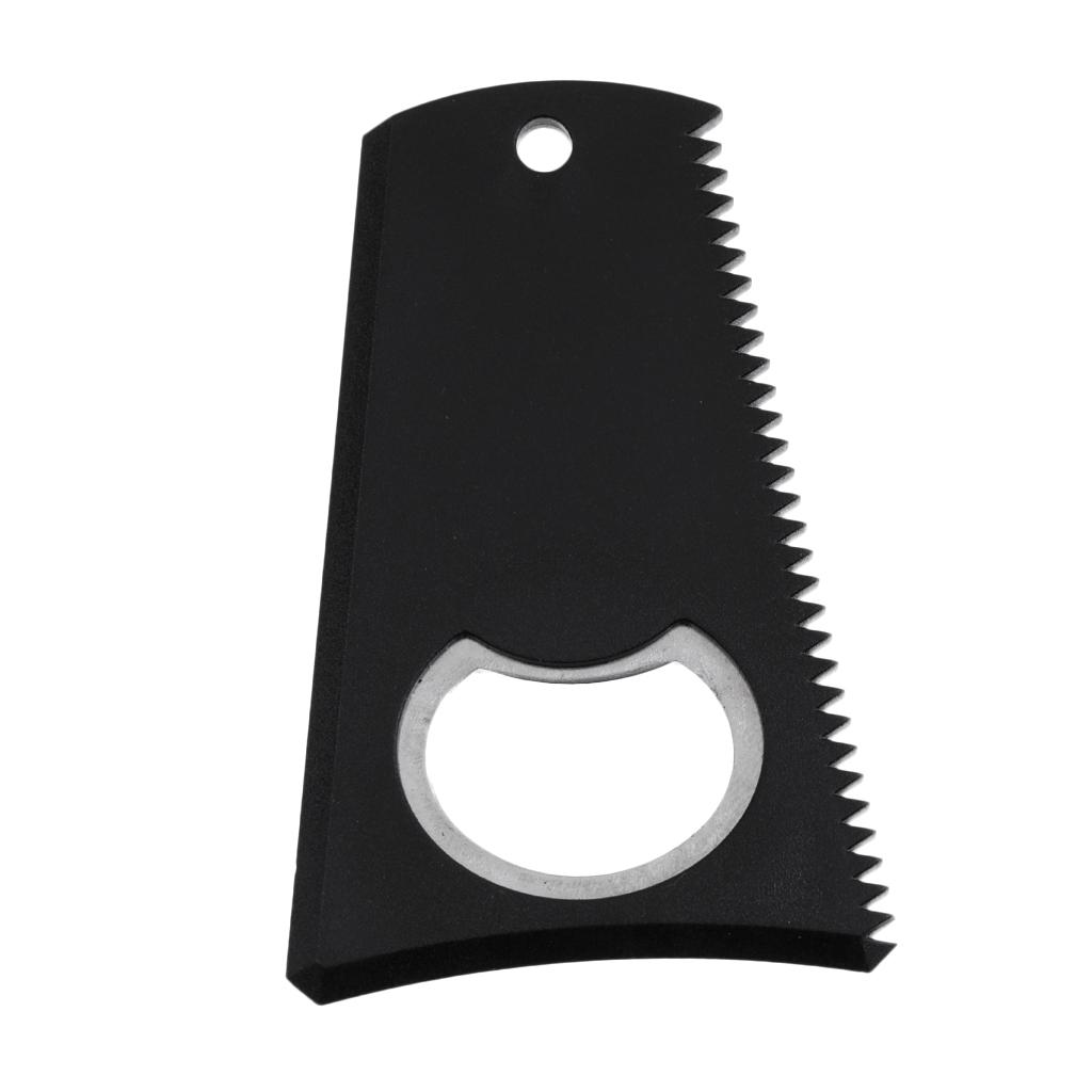 Plastic Surfboard Wax Comb Surf Board Wax Cleaning Remover/Comb Tool Black