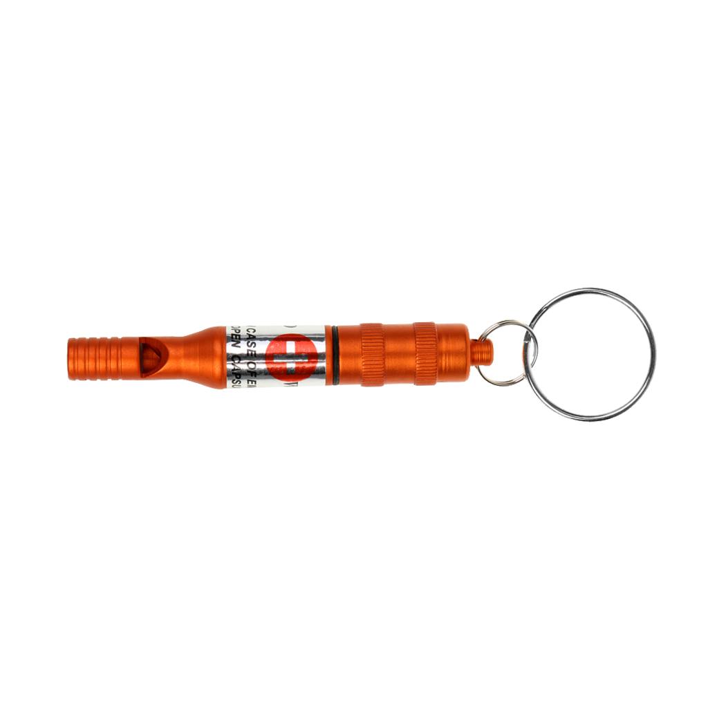 Mini Emergency Survival Whistle Keychain Outdoor Camping Hiking Tool Orange