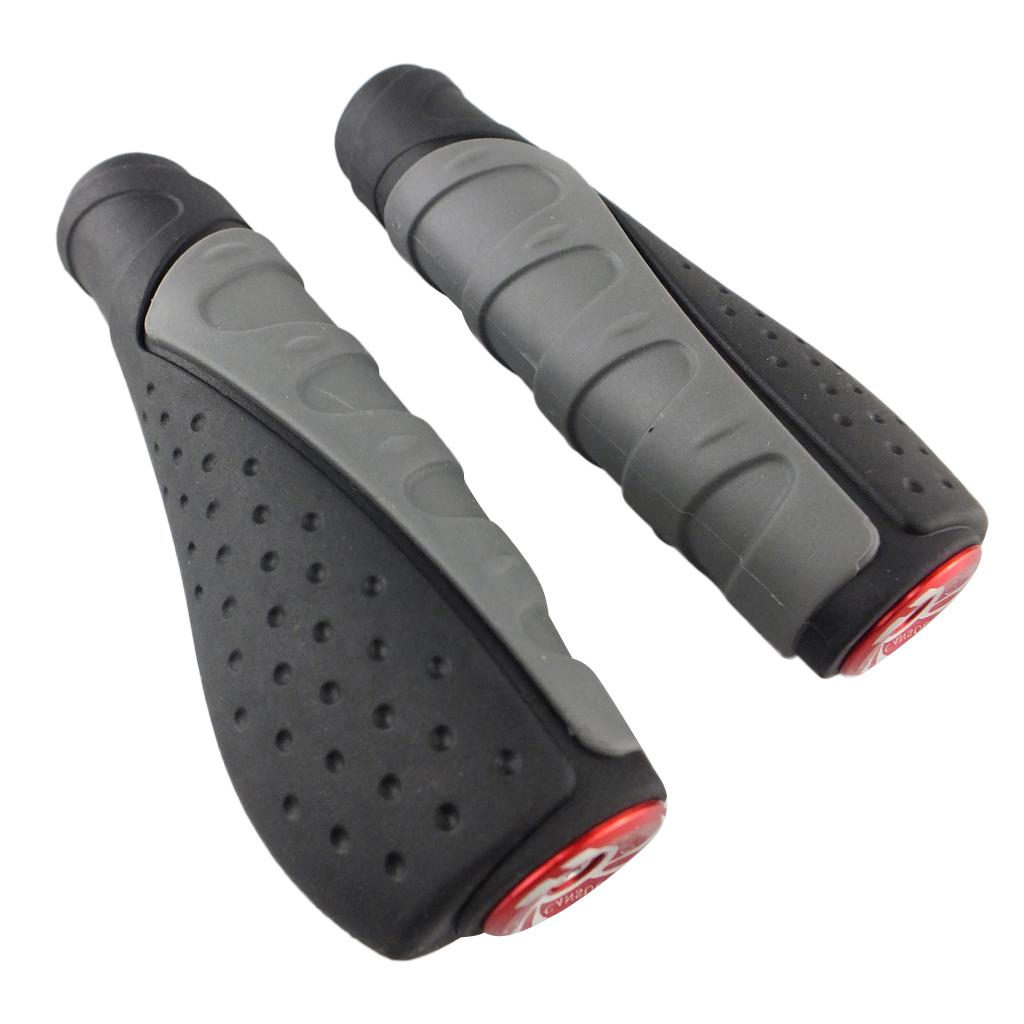 1 Pair Cycle Road Bike Handlebar End Lock-On Plugs Bar Grips Caps Covers Fd