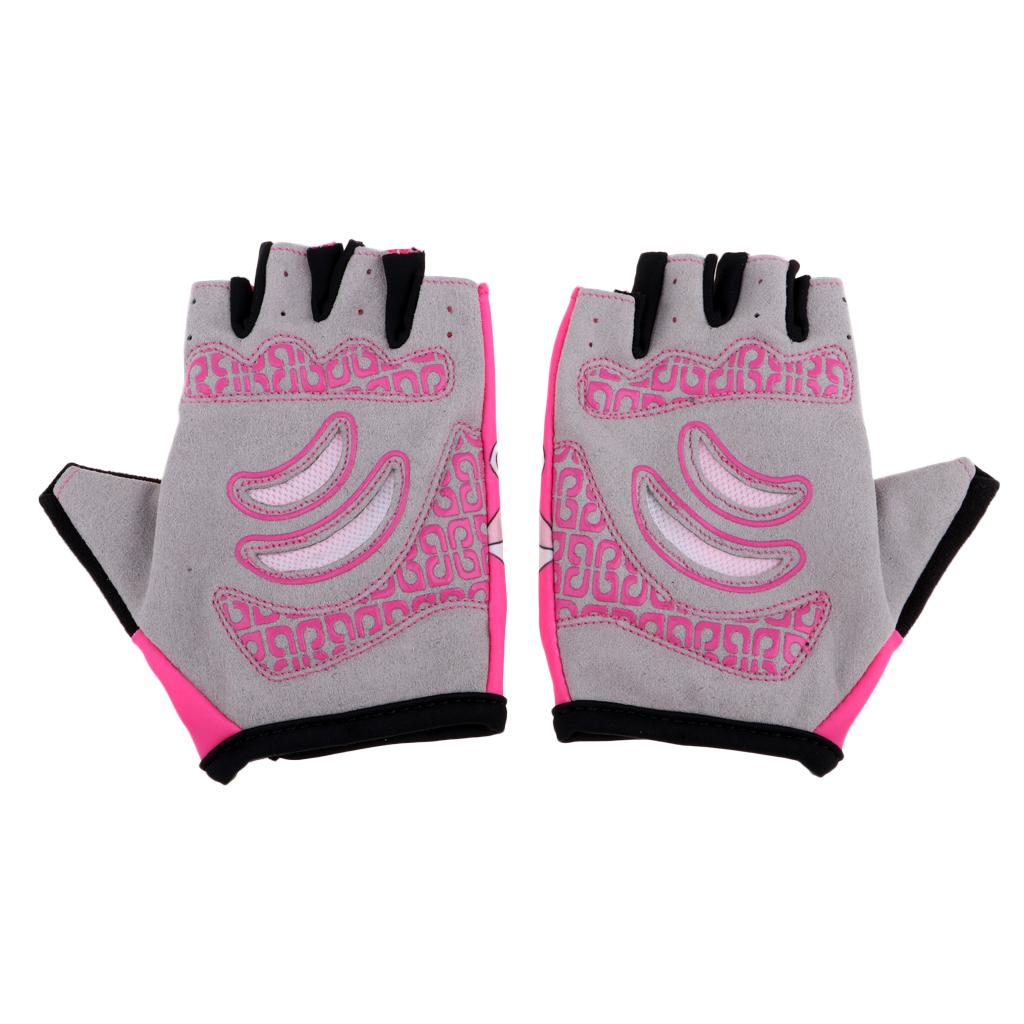 Kids Cycling Gloves Children Boys Girls Riding Glove Cat    S