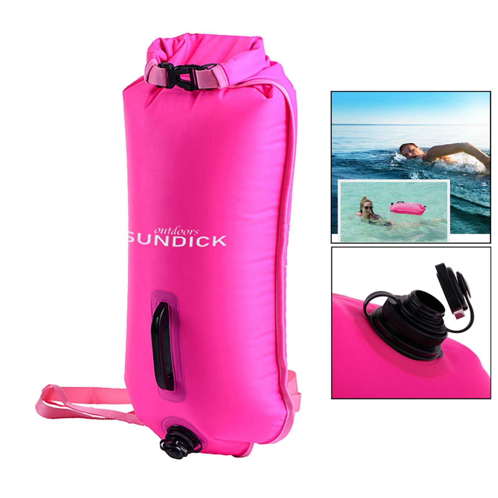 High Visibility Waterproof Inflatable Dry Bag Safe Swim Pool Buoy Tow Float Ebay 7197