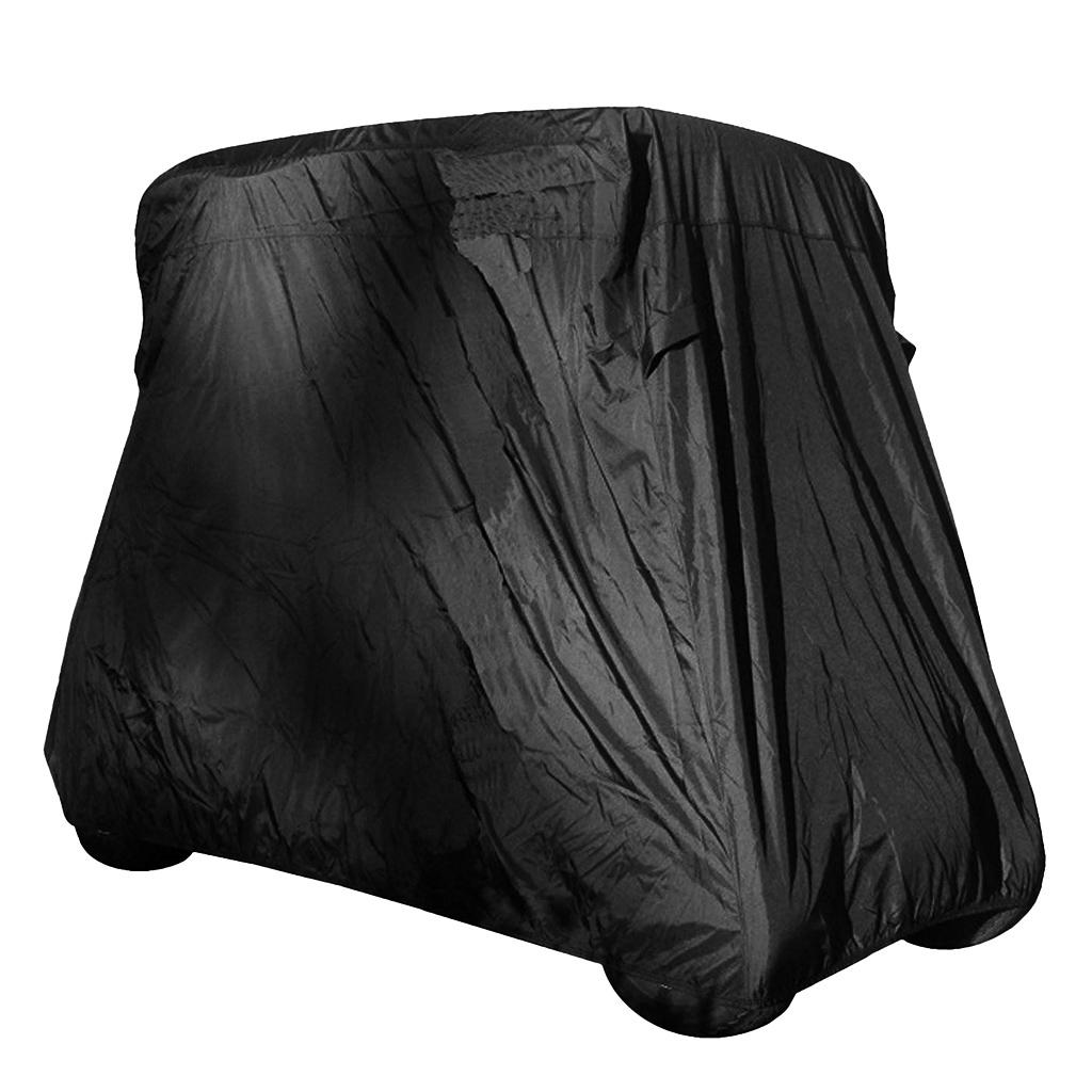 Waterproof Golf Cart Storage Cover UV Protect Cover for Club Car L Black