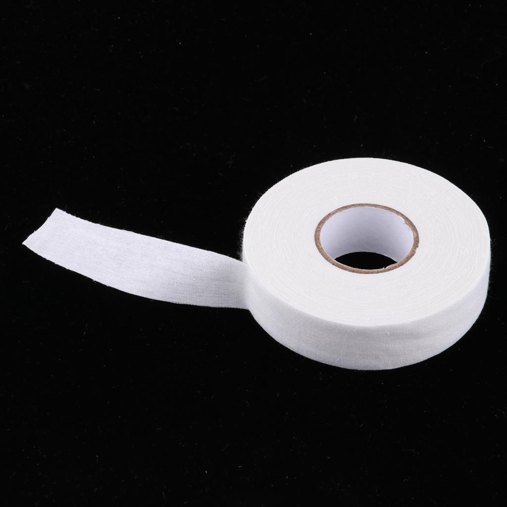 1 Roll Waterproof Adhesive Ice Hockey Cloth Tape Stick Handle Grip   White