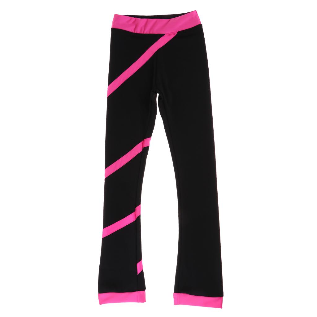 Breathable Ice Skating Pants Spiral Polartec Polar Fleece Pants Roseo 120cm