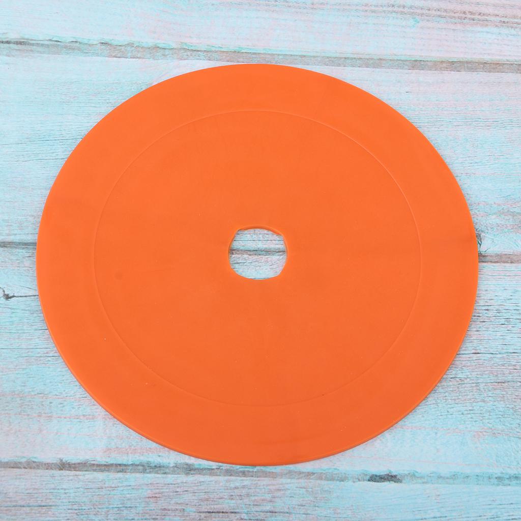 Colorful Sports Spot Disc Markers Flat Field Cones Soccer Floor Spots Orange