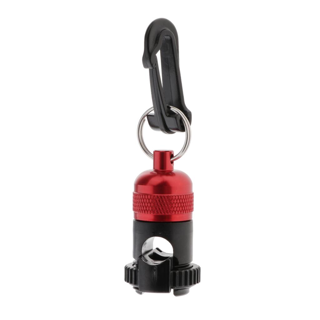 Scuba Diving Regulator Hose Holder Octopus Retainer Keeper with Clip Red