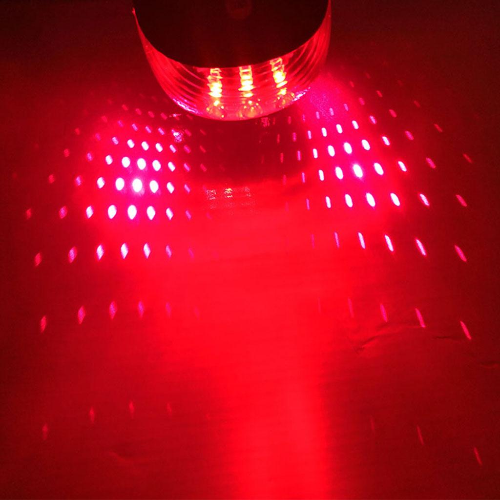 Bike Rear Taillight Cycling Seatpost Lamp Laser Warning Caution Light Red