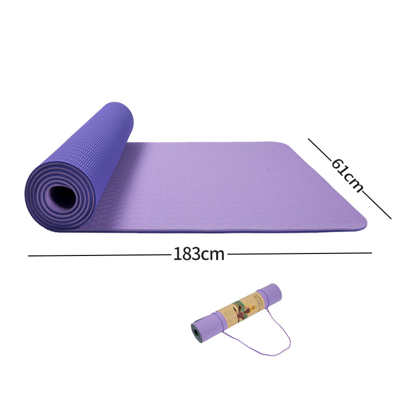 Yoga Mat Non Slip Home Gym Fitness Sports Exercise Pads Purple