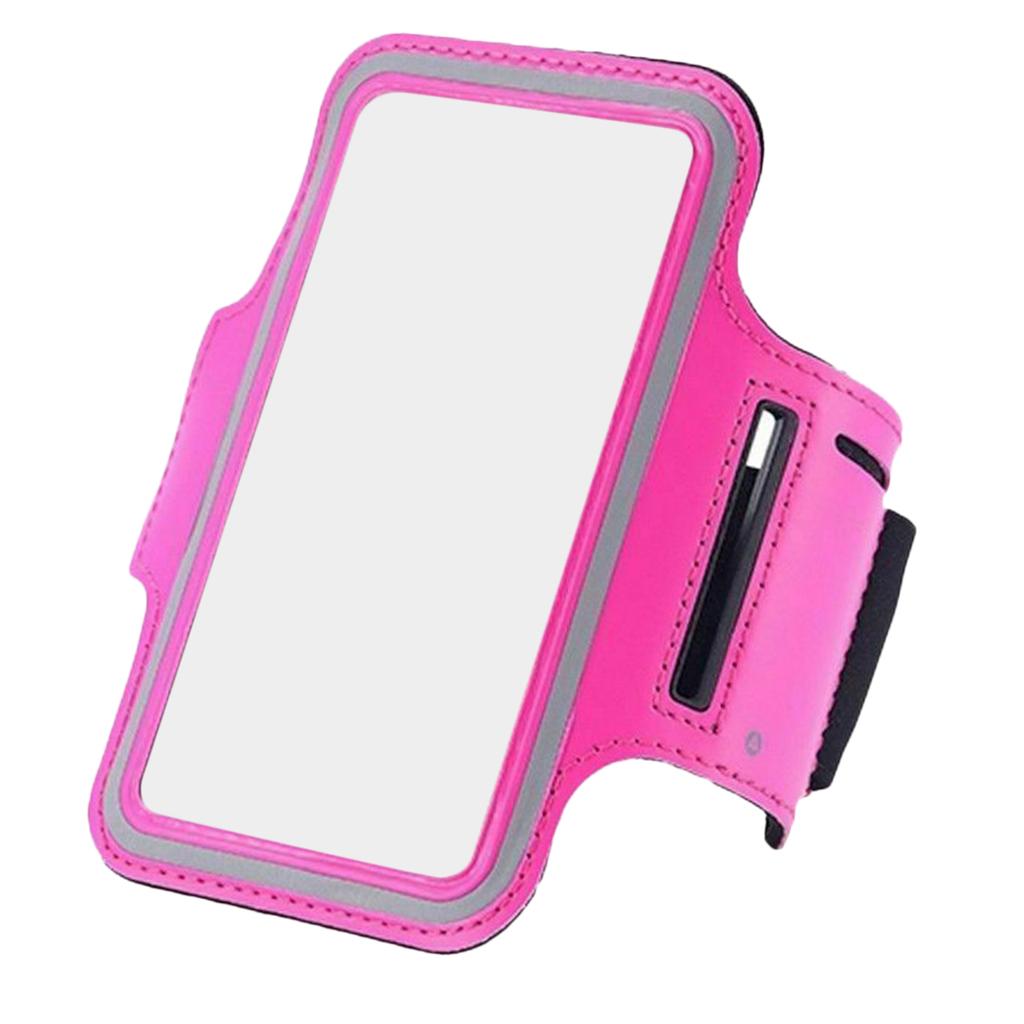 Sports Running Cell Phone Armband Waterproof Rose Red 6.3inch