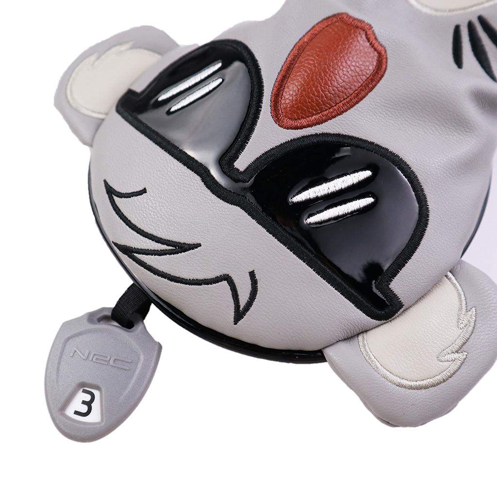 Golf Wood Head Covers Waterproof Fairway Woods Driver Headcover 4 Pieces