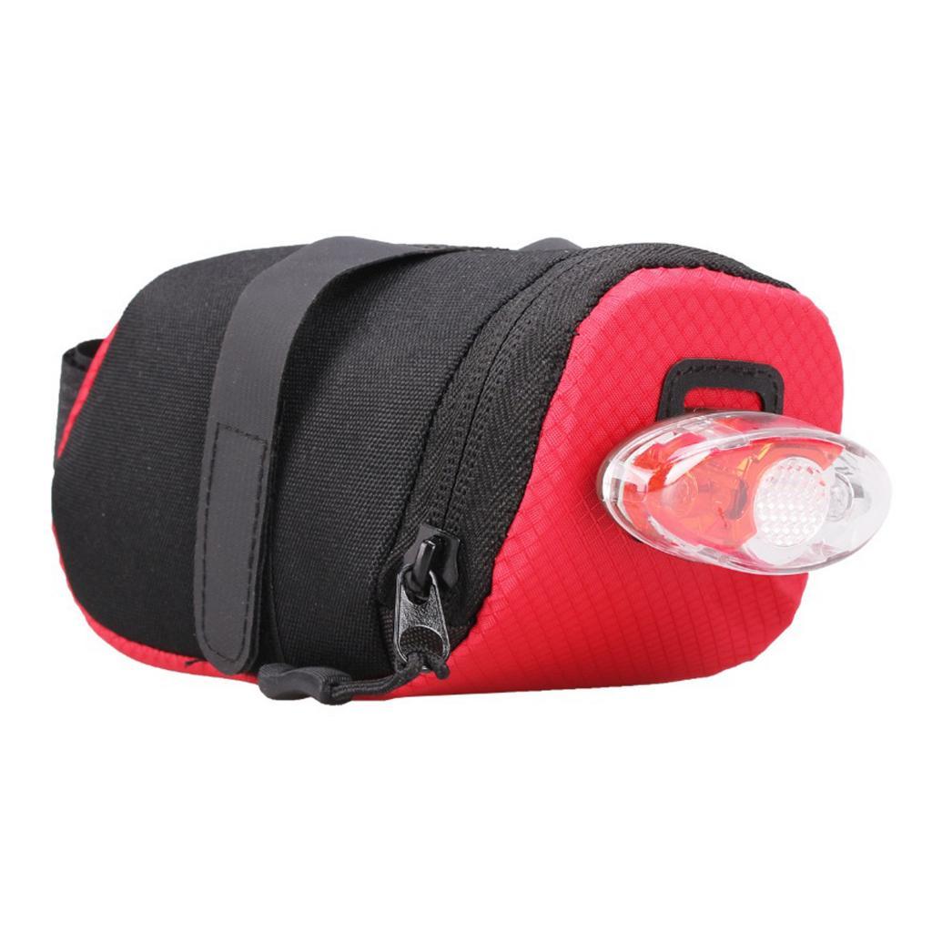 Wedge Bicycle Cycle Saddle Bag MTB Road Bike Under Seat Pack Red