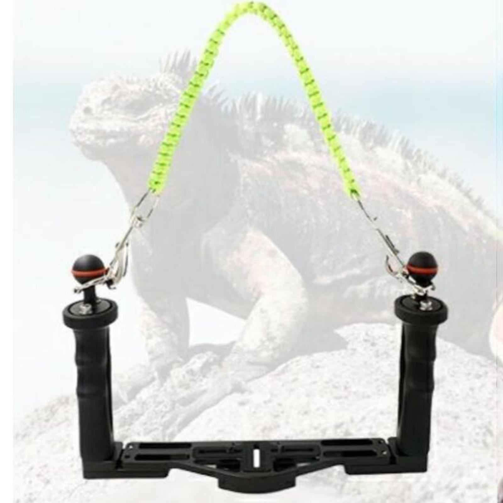 Scuba Diving Camera Housing Handle Rope Lanyard for Tray Green