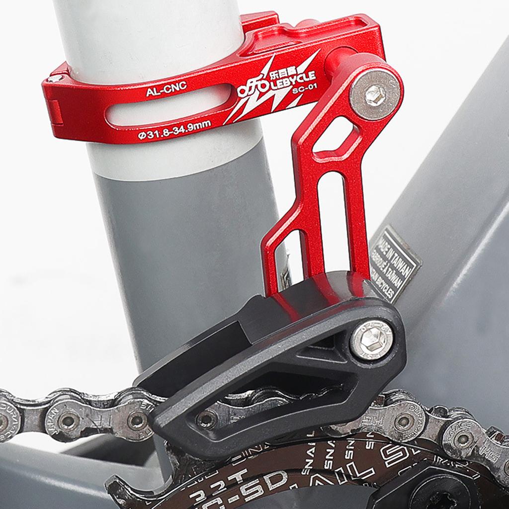 Aluminum Alloy Chain Guide MTB Bike Single Speed Road Part Universal red