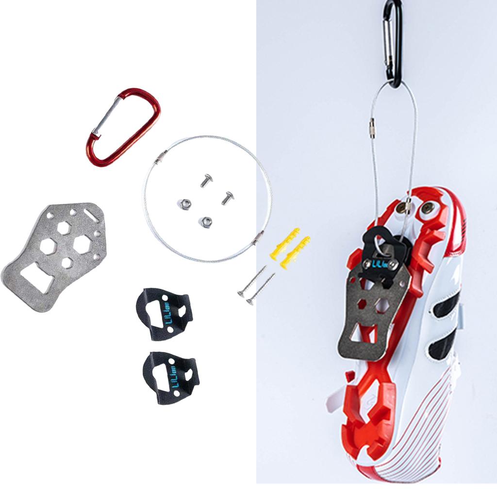 MTB Bike Lock Shoes Hanger Kit Wall Hook Shoes Drying Hanger Cycling Parts For SM-PD22