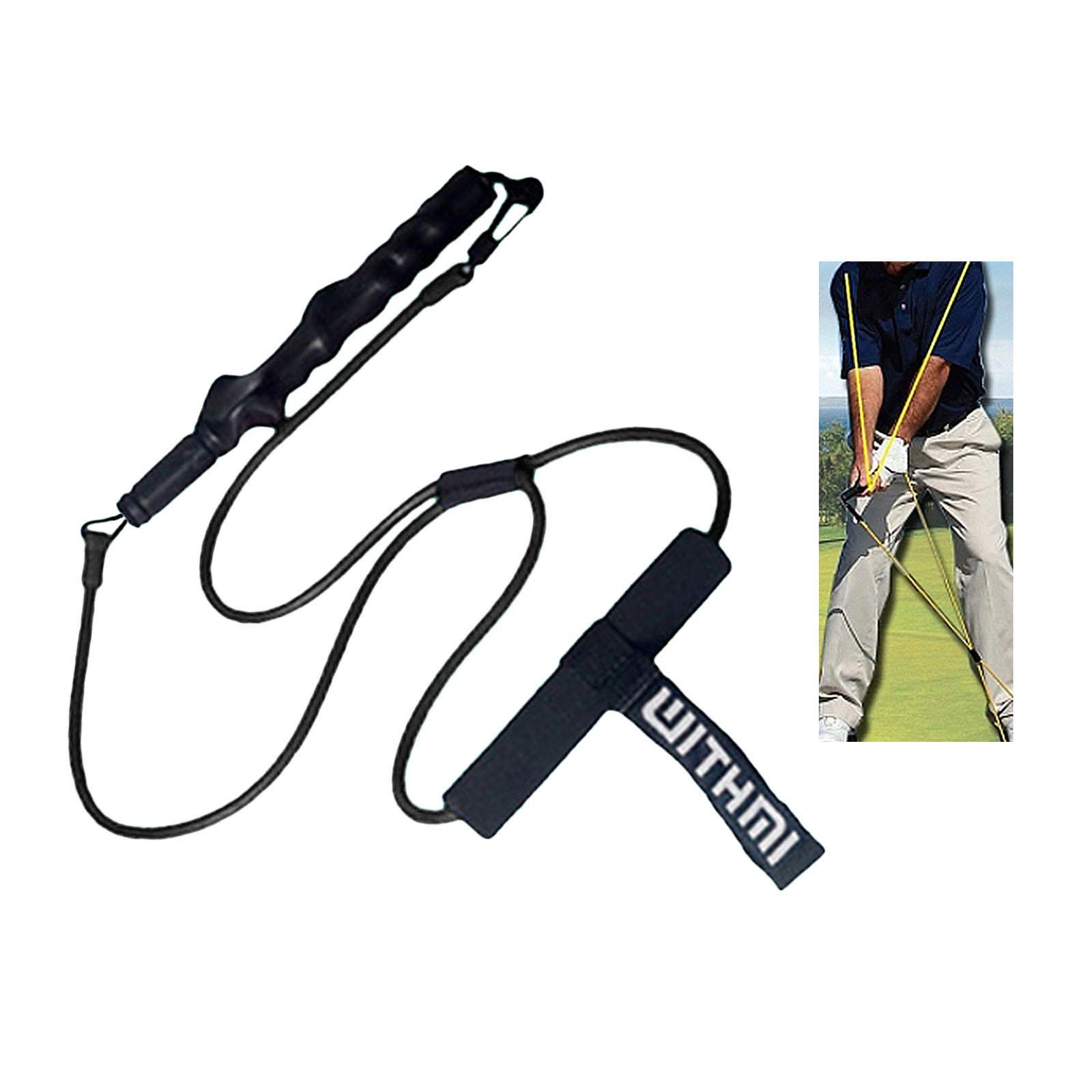 Resistance Bands Golf Yoga Warm Up Activation Training Aid Fitness Black