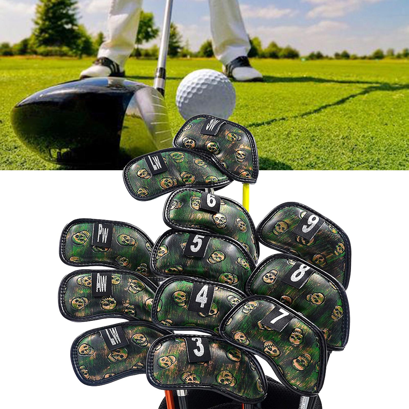 Golf Club Iron Head Cover Protective Headcovers Golfer Club Equipment Green